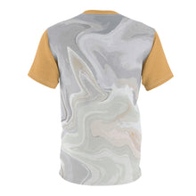 Load image into Gallery viewer, yeezy boost 350 v2 sesame marble print sneakermatch t shirt v1 cut sew