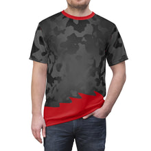 Load image into Gallery viewer, air jordan 5 satin bred shirt aj5 satin bred tee jordan 5 satin t shirt satin camo v1 cut sew