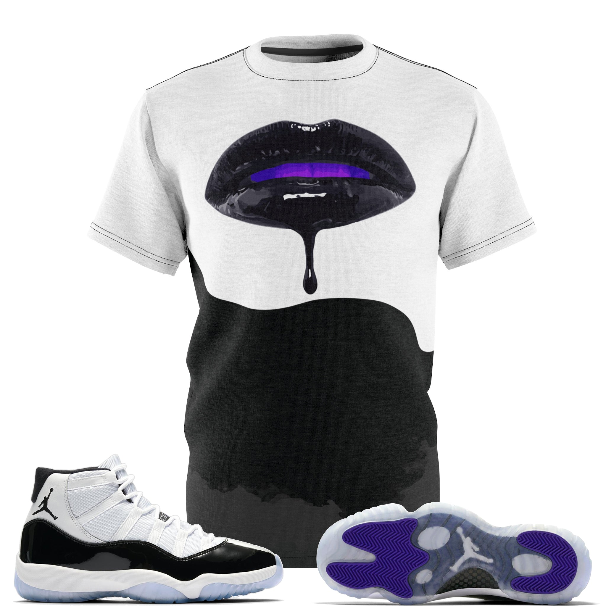 Shirt to Match Jordan 11 Concord 2018 Sneaker Colorway The Patent