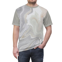 Load image into Gallery viewer, yeezy boost 350 v2 sesame marble print sneakermatch t shirt v4 cut sew
