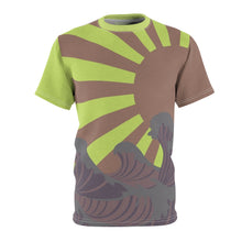 Load image into Gallery viewer, yeezy 700 waverunner mauve sneakermatch t shirt ocean scene