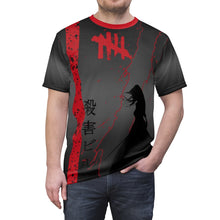 Load image into Gallery viewer, air jordan 5 satin bred shirt aj5 satin bred tee jordan 5 satin t shirt kill bill v1 cut sew