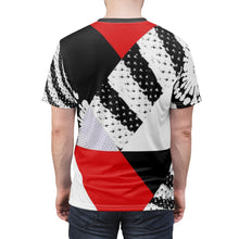 Load image into Gallery viewer, yeezy boost 350 v2 semi zebra t shirt patchwork
