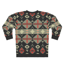 Load image into Gallery viewer, polyester blend all over print sweatshirt to match jordan 6 travis scott cactus jack olive beacon sole chief print v1