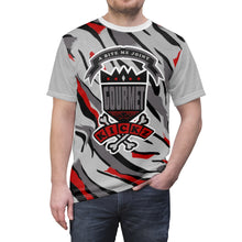 Load image into Gallery viewer, shirt to match jordan 8 reflections of a champion macro midsole pattern daze cut sew