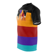 Load image into Gallery viewer, jordan 9 dream it do it sneaker match colorblock drippin cut sew t shirt