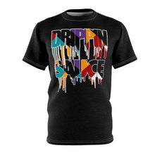 Load image into Gallery viewer, jordan 9 dream it do it sneaker match drippin sauce on black cut sew polyester shirt