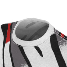 Load image into Gallery viewer, shirt to match jordan 8 reflections of a champion macro midsole pattern cut sew