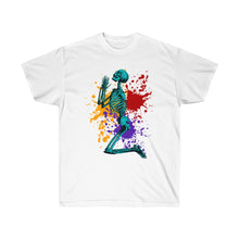 Load image into Gallery viewer, Jordan 9 Dream It Do It Sneaker Colorway Matching Splatter Skeleton T-Shirt