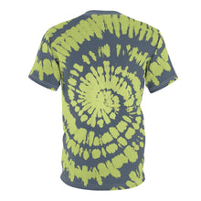 Load image into Gallery viewer, yeezy boost 350 v2 semi frozen yellow sneaker match tie dye print t shirt
