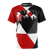 Load image into Gallery viewer, jordan retro 14 white red rip hamilton pe sneaker match t shirt cut sew sauce