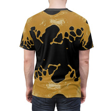 Load image into Gallery viewer, gold foamposite sneakermatch shirt big splat