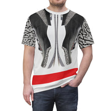 Load image into Gallery viewer, jordan 3 black cement sneakermatch sole 2 sole t shirt