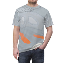 Load image into Gallery viewer, yeezy boost 700 inertia all over print sneaker match t shirt yeezy boost inertia shirt yeezy 700 inertia t shirt cut sew contours v1