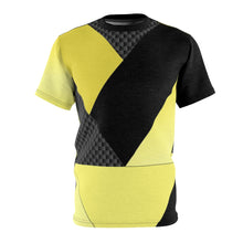 Load image into Gallery viewer, custom electrolime foamposite sneakermatch t shirt cut sew colorblock