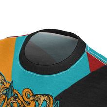Load image into Gallery viewer, jordan 9 dream it do it sneaker match colorblock medusa cut sew t shirt