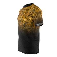Load image into Gallery viewer, gold foamposite sneakermatch tshirt rose fade cut sew