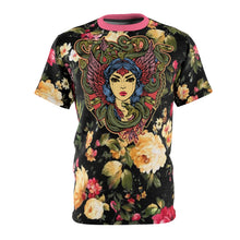 Load image into Gallery viewer, foamposite floral all over print sneaker match shirt floral foamposite shirt floral foam t shirt cut sew polyester v2b