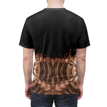 Load image into Gallery viewer, copper foamposite all over print shirt faded v4 by gourmetkickz