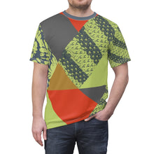 Load image into Gallery viewer, yeezy boost 350 v2 semi frozen yellow t shirt patchwork