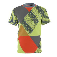 Load image into Gallery viewer, yeezy boost 350 v2 semi frozen yellow t shirt patchwork
