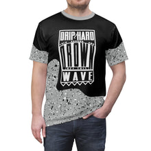 Load image into Gallery viewer, custom jordan 10 cement drip too hard cut sew t shirt