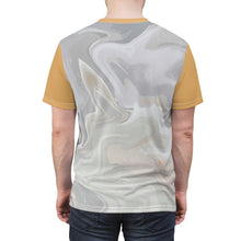 Load image into Gallery viewer, yeezy boost 350 v2 sesame marble print sneakermatch t shirt v1 cut sew