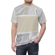 Load image into Gallery viewer, yeezy boost 350 v2 sesame marble print sneakermatch t shirt v2 cut sew