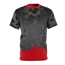 Load image into Gallery viewer, air jordan 5 satin bred shirt aj5 satin bred tee jordan 5 satin t shirt satin camo v1 cut sew