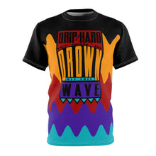 Load image into Gallery viewer, jordan 9 dream it do it sneaker match wavy colorblock drip too hard cut sew t shirt