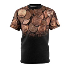 Load image into Gallery viewer, copper foamposite all over print shirt faded v1 by gourmetkickz