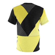 Load image into Gallery viewer, custom electrolime foamposite sneakermatch t shirt cut sew colorblock