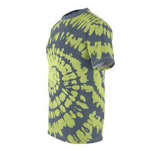 Load image into Gallery viewer, yeezy boost 350 v2 semi frozen yellow sneaker match tie dye print t shirt