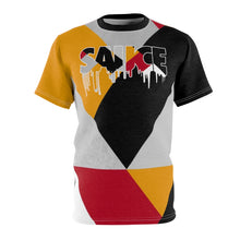 Load image into Gallery viewer, shirt to match jordan 7 reflections of a champion colorblock sauce cut sew