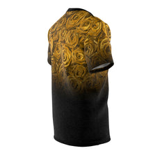 Load image into Gallery viewer, gold foamposite sneakermatch tshirt rose fade cut sew