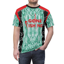 Load image into Gallery viewer, gone fishing foamposite t shirt by gourmetkickz