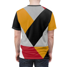 Load image into Gallery viewer, shirt to match jordan 7 reflections of a champion colorblock sauce cut sew