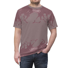 Load image into Gallery viewer, mauve yeezy boost 700 shirt big splat cut sew