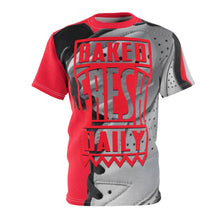 Load image into Gallery viewer, mens skewed macro baked fresh daily t shirt for jordan 6 reflections of a champion aj6 sneaker match cut sew t shirt