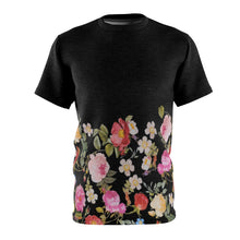 Load image into Gallery viewer, custom no logo foamposite floral all over print sneaker match shirt floral foamposite shirt floral foam t shirt now serving 1 2 bouq