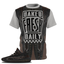 Load image into Gallery viewer, Shirt to Match Yeezy Boost 350 V2 MX Rock Sneaker Colorway Baked Fresh Daily x MR T-Shirt