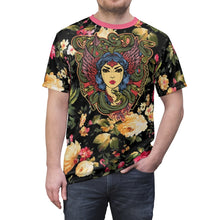 Load image into Gallery viewer, foamposite floral all over print sneaker match shirt floral foamposite shirt floral foam t shirt cut sew polyester v2b