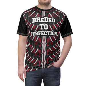 Shirt to Match Jordan 1 BReD Patent 2021 Sneaker Colorway BReDed to Perfection T-Shirt