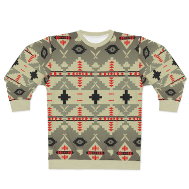 polyester blend all over print sweatshirt to match jordan 6 travis scott cactus jack olive beacon print v2