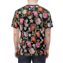 Load image into Gallery viewer, foamposite floral all over print sneaker match shirt floral foamposite shirt floral foam t shirt the cut sew now serving bouquet tee