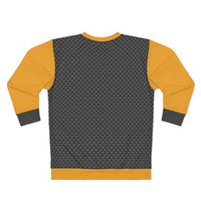 Load image into Gallery viewer, polyester blend all over print sweatshirt to match jordan 14 reverse ferrari the daze