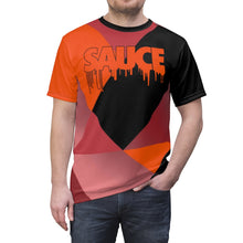 Load image into Gallery viewer, hyper crimson foamposite pro sneaker match t shirt cut sew colorblock sauce