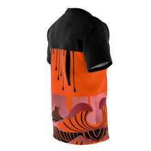 Load image into Gallery viewer, hyper crimson foamposite pro sneaker match colorblock drip too hard cut sew t shirt