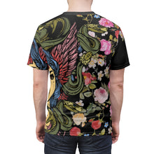 Load image into Gallery viewer, foamposite floral all over print sneaker match shirt floral foamposite shirt floral foam t shirt cut sew medusa tee v4