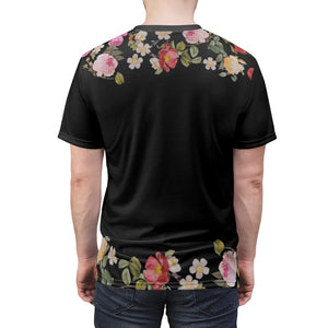 foamposite floral all over print sneaker match shirt floral foamposite shirt floral foam t shirt cut sew medusa tee v3